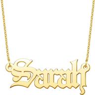 📿 customizable ysahan necklace: personalized nameplate jewelry for girls logo