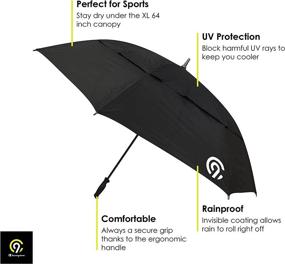 img 3 attached to Champion Folding Auto Umbrella Thunder: Your Portable Protection in Any Storm
