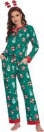 👚 ekouaer women's long sleeve pajama set | lounge set with pockets | soft pj lounge sets s-xxl logo
