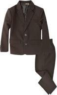 👔 gino giovanni boys formal suit set: classy and complete 2-piece ensemble logo