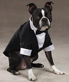 img 2 attached to 🐶 Esc Yappily Ever After Groom Tuxedo Xlarge: The Perfect Formal Attire for Your Xlarge Pooch