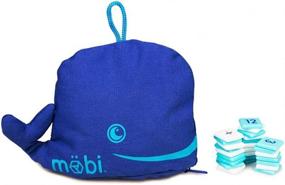 img 3 attached to Mobi Numerical Tile Whale Pouch: Stylish and Functional Organizer for Your Essentials