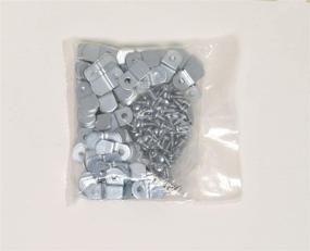 img 1 attached to 🖼️ Pack of 100 Canvas Offset Clips with Screws (1/8 inch) by Frameware