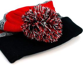 img 2 attached to 🧢 Cuffed Beanie Stripe Boys' Accessories from Hat Depot