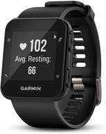 🏃 black garmin forerunner 35, 010-01689-00: user-friendly gps running watch logo