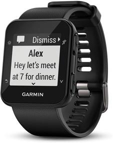 img 1 attached to 🏃 Black Garmin Forerunner 35, 010-01689-00: User-Friendly GPS Running Watch