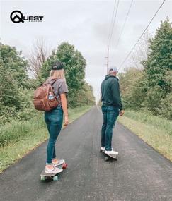 img 1 attached to 🛹 Discover Endless Adventures with Quest Skateboards Repeat 32" Cruiser Board: Multifunctional Fun!