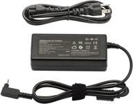 65w ac adapter charger for acer chromebook c720 c720p r11 r13 cb3 cb5 c730e c731 c738t c740, acer aspire one cloudbook a01-131 a01-431, n15q8 n15q9 laptop - a13-045n2a pa-1450-26 19v 3.42a 65w pow logo