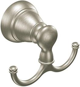 img 1 attached to Moen Y2603BN Robe Hook: Sleek and Stylish Brushed Nickel Design