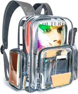 🎒 reinforced transparent security laptop backpacks by backpack packism логотип