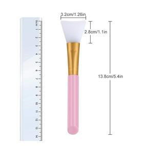 img 3 attached to 4PCS Flexible Silicone Facial Brushes: Skincare Product Applicators for Body Lotion & More