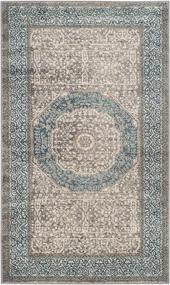 img 4 attached to 🏮 Safavieh Sofia Collection SOF365A Vintage Oriental Distressed Rug: Non-Shedding, Light Grey/Blue, Ideal for Living Room or Bedroom, 2'6" x 4' Size