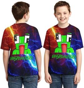 img 2 attached to Crewneck Fashion Sleeve YouTube Medium Boys' Clothing