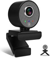 yacolife hd webcam with microphone - 1080p computer camera, 360° face auto tracking - usb pc laptop streaming web camera for video conferencing, calling, gaming - ideal for laptop, skype, youtube - black logo