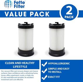 img 3 attached to 🔍 Fette Filter HEPA DCF-4, DCF-18 Compatible for Eureka - Pack of 2. Compare to Part # 927 for Model # 62132