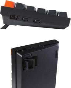 img 1 attached to 🔑 Беспроводная механическая игровая клавиатура Keychron K4 - Версия 2: переключатель Gateron Blue, 100 клавиш, белая подсветка LED, проводное / беспроводное подключение через USB C, Bluetooth клавиатура для Mac Windows ПК игромана