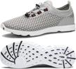 cusselen quick drying sport water men's shoes and athletic logo
