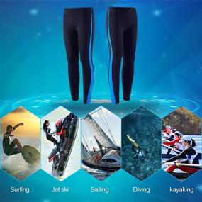 img 1 attached to Swimming Neoprene Wetsuit Snorkeling Kayaking