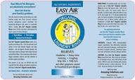 🌿 32-oz easy air organic allergy relief laundry rinse for effective removal of pet and dust mite allergens in bed linen, clothes, and towels logo