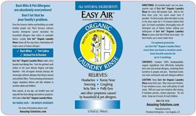 img 4 attached to 🌿 32-oz Easy Air Organic Allergy Relief Laundry Rinse for Effective Removal of Pet and Dust Mite Allergens in Bed Linen, Clothes, and Towels