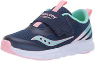 👟 saucony liteform turquoise toddler girls' sneakers: stylish and comfortable shoes logo