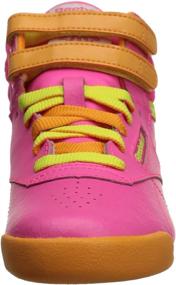 img 3 attached to Reebok Freestyle Classic Little Crystal Girls' Shoes
