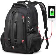 durable travel laptop backpack - large size logo