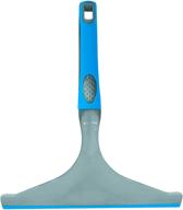 the kosher cook's dairy blue squeegee counter wiper: efficient table, sink, and countertop cleaner - ergonomic handle grip – convenient hanging loop for storage – color coded home and kitchen accessories logo