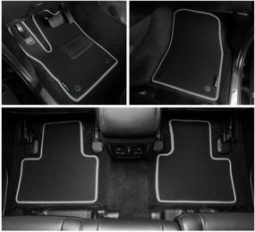 img 2 attached to CLIM ART Honeycomb Custom Fit Floor Mats For Jeep Grand Cherokee 2016-2021