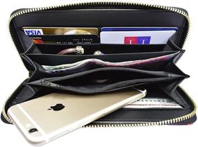 img 1 attached to 👛 Capacity Blocking Billfold: Unisex Wallet for Women's Handbags & Wallets with Enhanced Security