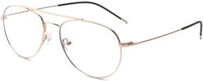 img 4 attached to 👓 Очки DONGDI с блокировкой синего света: рамка из титанового металла, антибликовый фильтр, легкие компьютерные игровые очки для мужчин и женщин