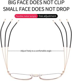 img 1 attached to 👓 Очки DONGDI с блокировкой синего света: рамка из титанового металла, антибликовый фильтр, легкие компьютерные игровые очки для мужчин и женщин