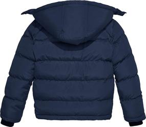 img 3 attached to 🧥 Highly Visible and Warm: Wantdo Cotton Padded Hooded Reflective Boys' Jackets & Coats