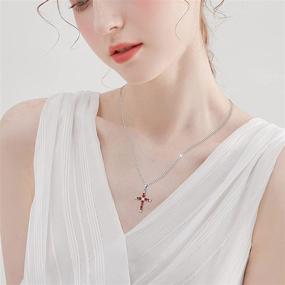 img 3 attached to Стерлинговое христианское религиозное ожерелье для мальчиков - YL Jewelry