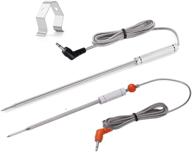 🌡️ high-quality replacement probe - designed for thermopro models tp20, tp08s, tp25, tp27, tp28 - extensive 500ft range logo