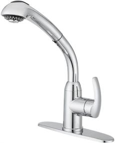 img 3 attached to 💧 Dura Faucet DF-NMK861-CP: RV Hi-Rise Pull-Out Kitchen Sink Faucet (Chrome) - Convenient and Stylish Upgrade for Your RV's Kitchen Sink!