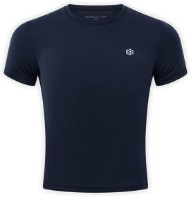 img 3 attached to 👕 Boys' Performance Dry-Fit Moisture Wicking Active Athletic Performance Crew Neck T-Shirts: 3-Pack