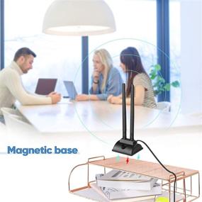 img 1 attached to 📶 Bingfu 4G LTE Antenna: Powerful Magnetic Base 6dBi SMA Male Antenna for Fast and Reliable Connectivity with 4G LTE Wireless CPE Router, Cellular Gateway, and More!