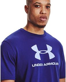 img 3 attached to Urban Chic: Under Armour Men's Sportstyle Concrete Short Sleeve - Fashion meets Performance