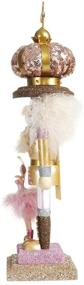 img 1 attached to 👑 Hollywood Ballet and Crown Nutcracker by Kurt S. Adler: Stunning 14-Inch Multi-Colored Collectible