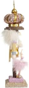 img 2 attached to 👑 Hollywood Ballet and Crown Nutcracker by Kurt S. Adler: Stunning 14-Inch Multi-Colored Collectible