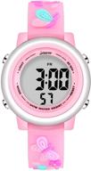 🕰️ jianxiang kids digital sport watches: waterproof led timer with backlight - perfect 3d cartoon silicone band child wristwatch for girls and boys logo