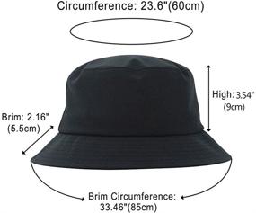 img 2 attached to 🎩 Stylish and Functional DOCILA Waterproof Bucket Hats: Perfect Outdoor Fisherman Sun Caps for Men