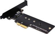 адаптер-карта ezdiy-fab m.2 pcie для слотов pcie 4.0 x4 (поддерживает m.2 pcie 22110, 2280, 2260, 2242 ssd) логотип