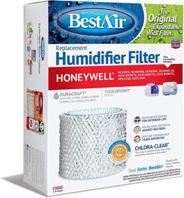 img 3 attached to 🔍 BestAir D88 Extended Life Filter for Duracraft & Honeywell Models - Humidifier Replacement Paper Wick, 6.4" x 8.8" x 2.8" - Single Pack