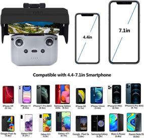 img 2 attached to ✈️ Enhance Your Flying Experience with STARTRC DJI Mini 2/Mavic Air 2/DJI Air 2S Sun Hood Sunshade for 4.4-7.1inch Smartphone Screen