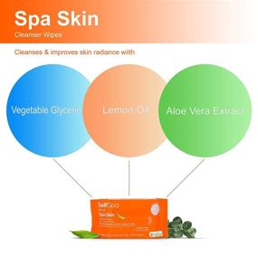 img 1 attached to 🌿 NooTrees SelfSpa Bamboo Wipes: Revitalize and Nourish Skin with Eco-Dot Technology - 6-Pack, 25 Wipes