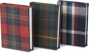 img 4 attached to Interiors 54178B Assorted Tartan Journals