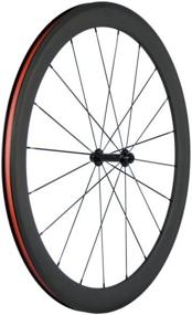 img 2 attached to 🚴 High-Performance Queen Bike 50mm Carbon Fiber Road Bike Clincher Wheelset for 700c Racing Bikes