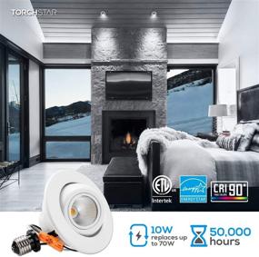 img 3 attached to 🔆 Torchstar Adjustable Recessed Downlight Retrofit Kit